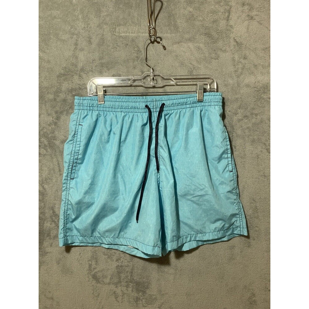 Drumohr Electric Blue Swim Trunks 2XL Shorts Pool Cabana Mesh Lined Made Italy